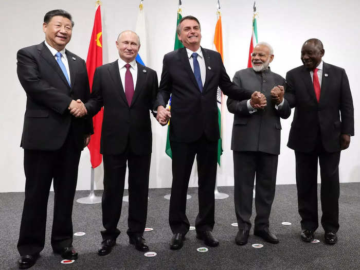 5. The emerging BRICS nations are eyeing a common currency.