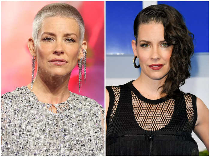 Evangeline Lilly shaved her head "just for fun."