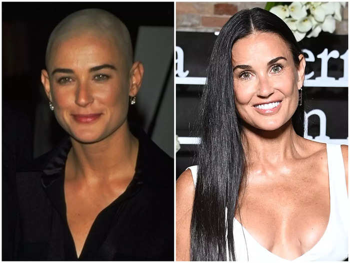 Demi Moore famously shaved her head for "GI Jane" in the late 