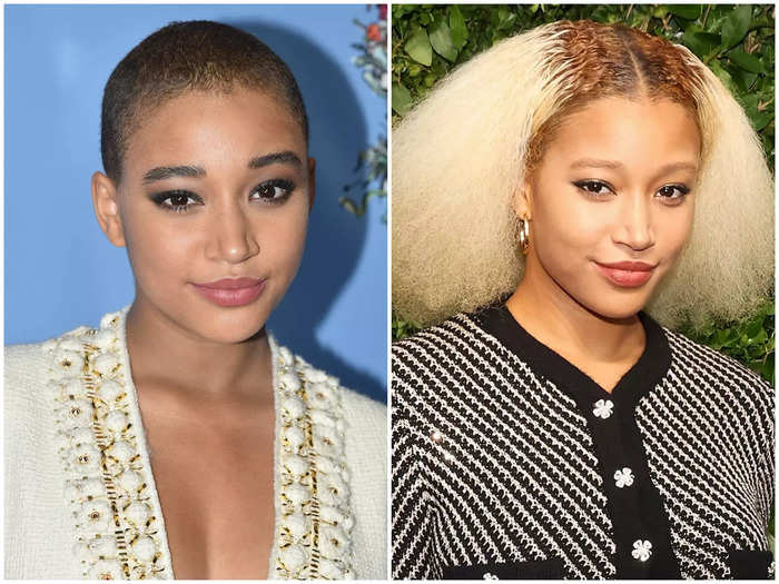 Amandla Stenberg shaved her head for "Where Hands Touch," a controversial movie about Nazi Germany.