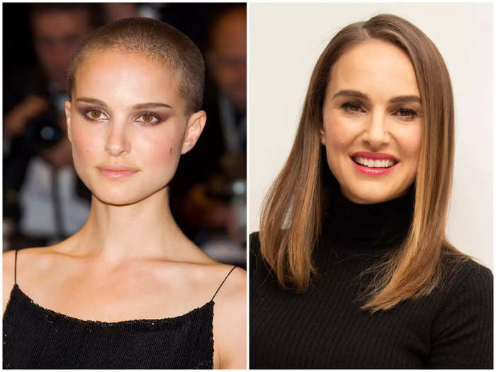 Natalie Portman shaved her head for her role in "V for Vendetta."