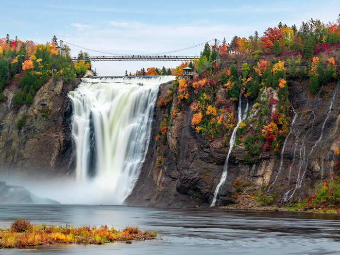 The Coradia iLint train will run between Parc de la Chute-Montmorency, right outside Québec City...