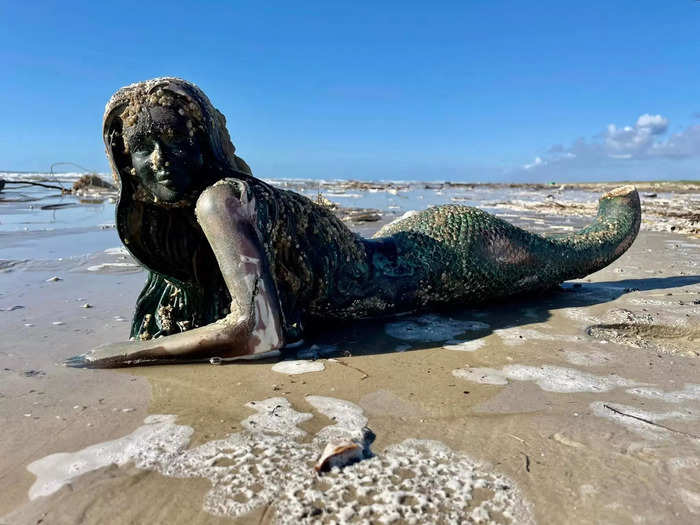 This mermaid might not be practical, but it could be a great addition to your lawn.