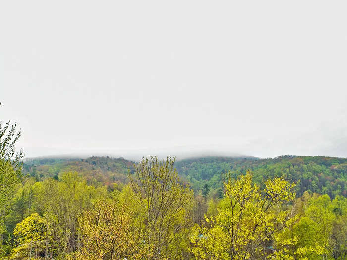 The best part was the view. The cabin was high enough to see a wide portion of the mountain range and close enough to see the hazy, "smoky" effect that the park is known for, according to the NPS.