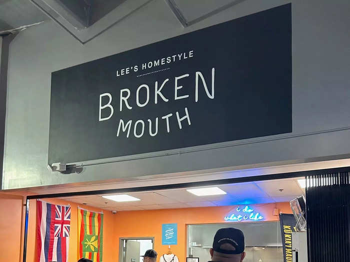 I walked up to Broken Mouth