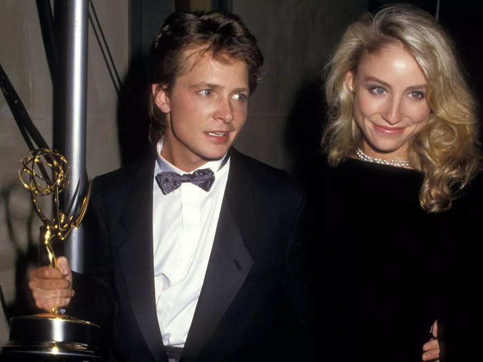 He attended the Emmys the following year with his future wife, Tracy Pollan. The two met on the set of "Family Ties," where Pollan portrayed Alex P. Keaton