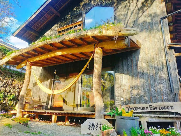 Byron and Kaori transformed the farmhouse into a spacious home and guesthouse they named Yokomura Eco-Lodge, which they rent out on Airbnb.