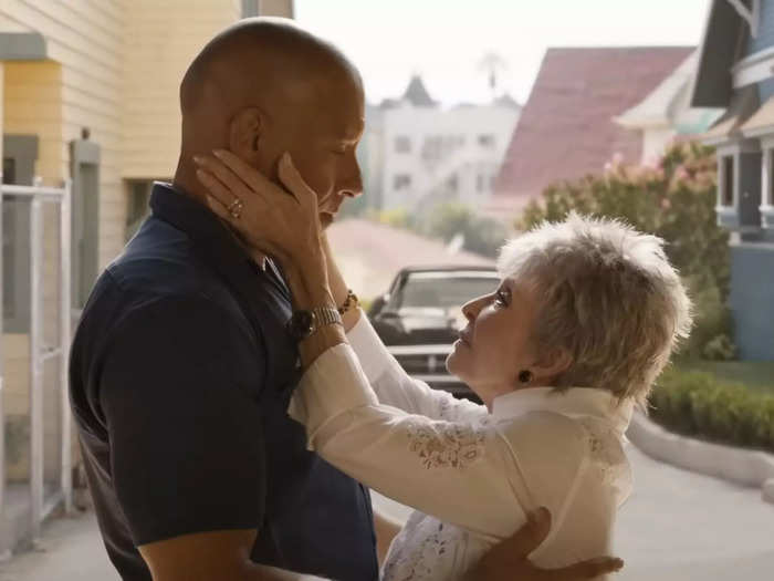 Did Dante go after Grandma Toretto?