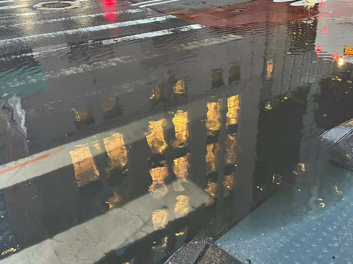 When it rains in New York City, the streets have a tendency to overflow.