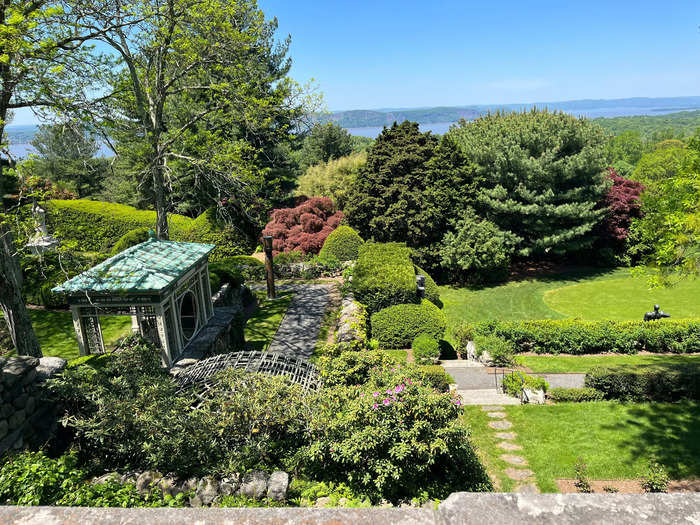 "Kykuit" comes from the Dutch word for "lookout." At 500 feet above sea level, the mansion