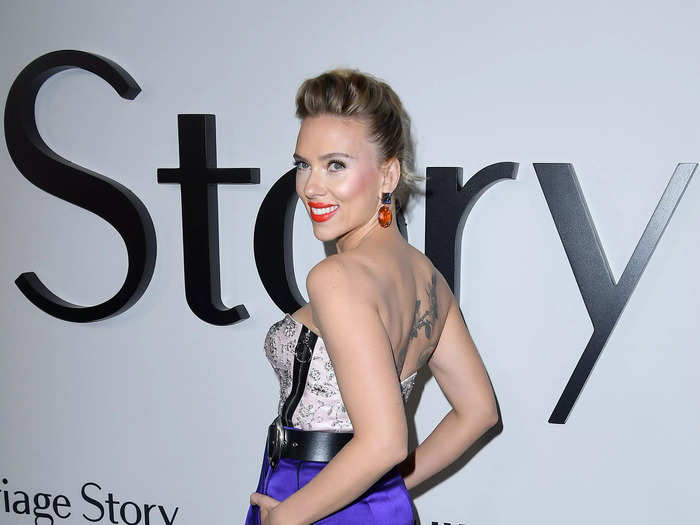 At the 2019 premiere of "Marriage Story," Johansson arrived in a dress straight off the runway.