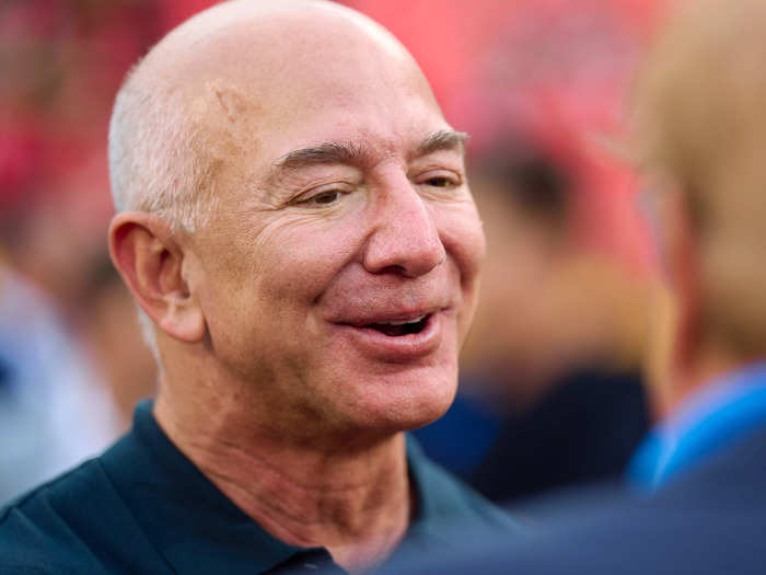 Bezos said he tells his kids, "Whatever you do, choose something you can bring passion to."