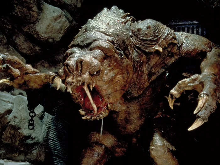 The rancor in Jabba