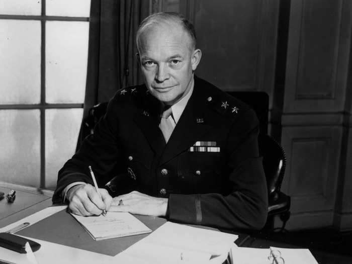 In 1953, then-newly-elected President Dwight D. Eisenhower continued the trend when he described gay people as a threat to the country