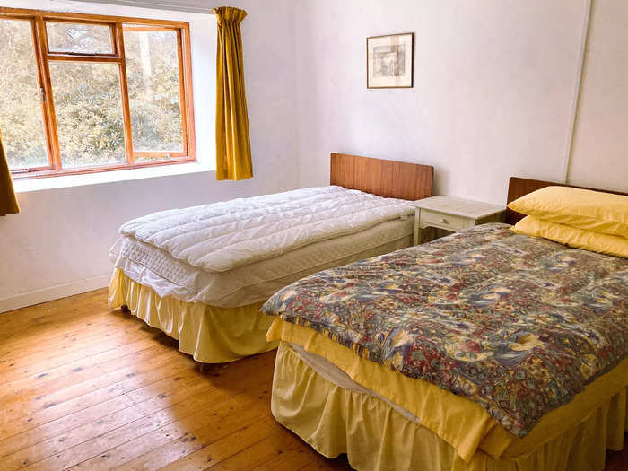 The bedrooms are airy, with plenty of natural light.