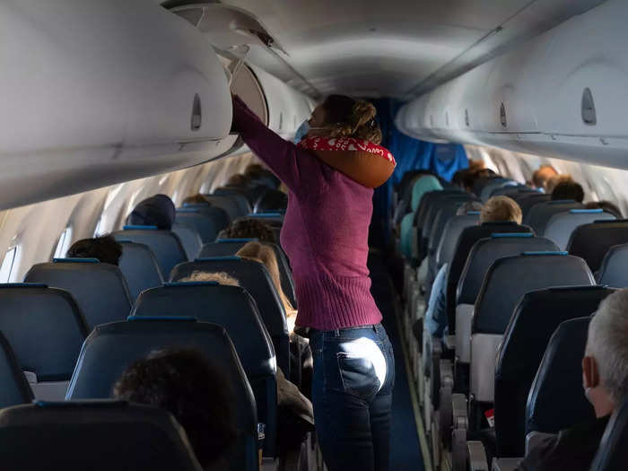 One flight attendant said she packs items that prioritize sleep.