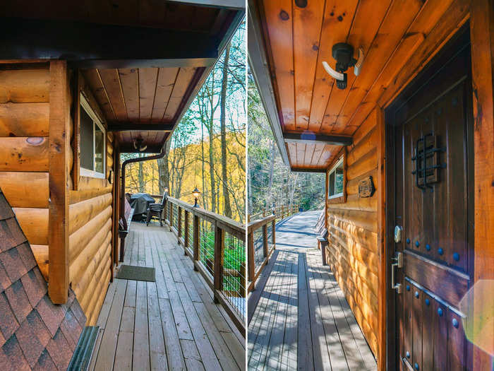 The cabin is owned and managed by a Tennessee family with five total Great Smoky Mountains cabins.