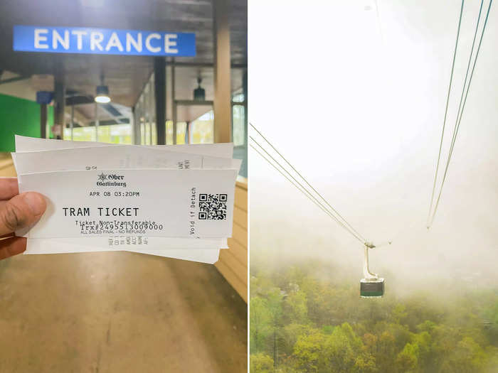 To get there from downtown Gatlinburg, I took a tramway up to Ober Mountain, which was a 30-minute walk to my cabin. But I recommend taking a car.