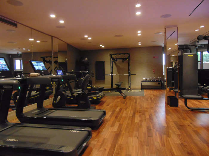 Access to the gym was free, making it one of the only major perks included in my $2,248 stay.