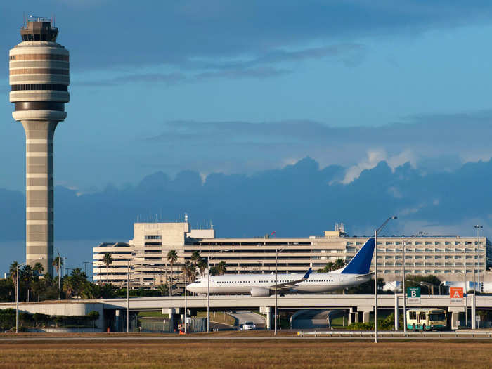 2. Orlando International Airport: 34.41%