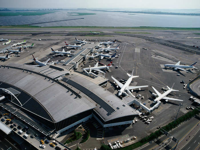 3. John F. Kennedy International Airport: 33.81%