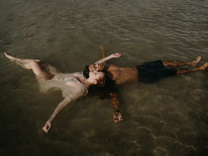 Floating in the ocean in Hawaii seems blissful.