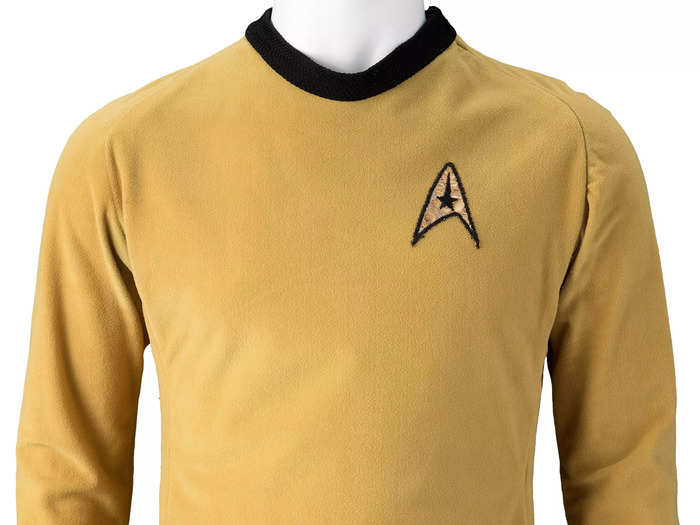 Another instantly recognizable costume is up for grabs: the tunic worn by William Shatner in his role as Captain James T. Kirk in the first season of "Star Trek: the Original Series," which ran from 1966 to 69. Bidding for this piece of history begins at $80,000.