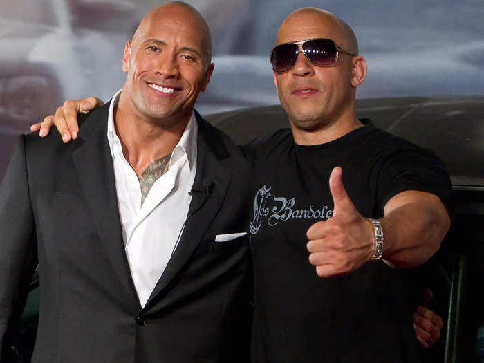 April 7, 2017: Ahead of the release of "The Fate of the Furious," Diesel told USA Today that he and Johnson