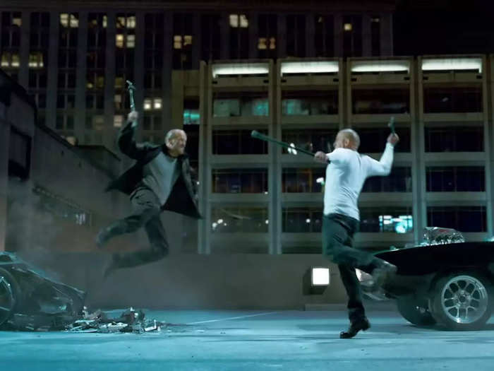 April 3, 2015: In "Furious 7," Dom and Hobbs found a new enemy in Deckard Shaw, the big brother of Owen Shaw.