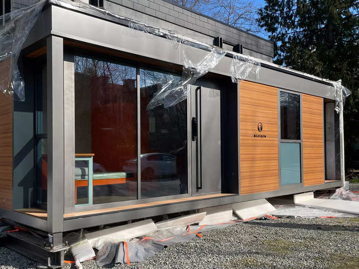 Now, the home is now set up and on display in Surrey, Canada just outside of Vancouver.