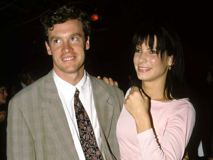 Tate Donovan and Sandra Bullock