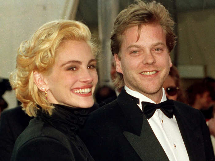 Kiefer Sutherland and Julia Roberts