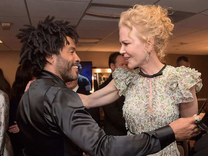 Lenny Kravitz and Nicole Kidman