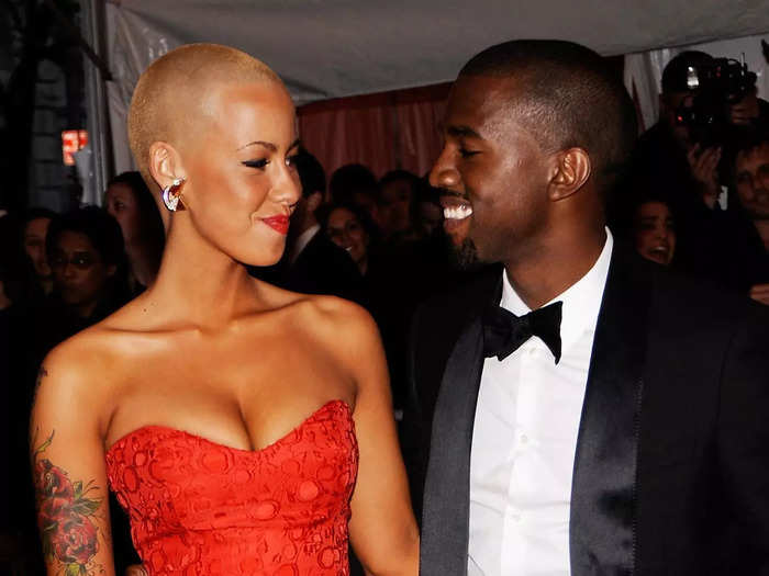 Kanye West and Amber Rose