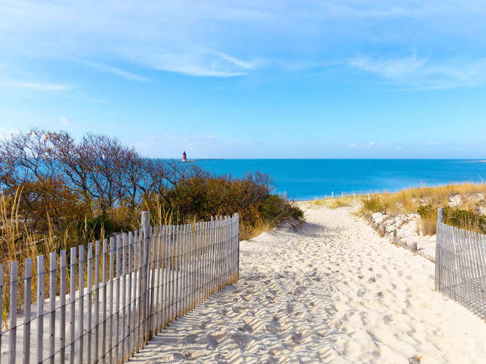 Cape Henlopen State Park in Delaware is home to pine forests and more than 6 miles of coastline.