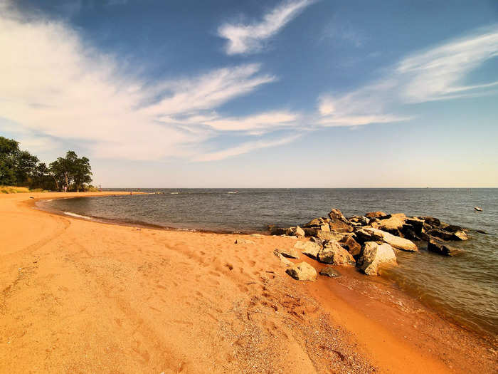 Travel + Leisure calls Sandy Point State Park one of Maryland