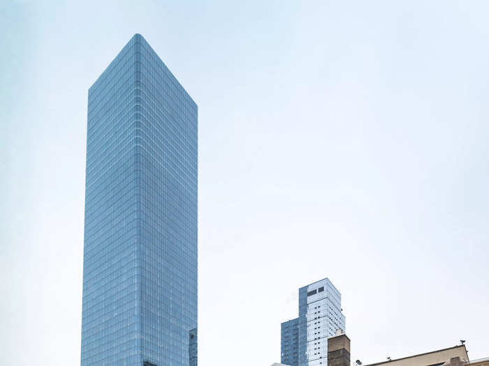 One Manhattan West towers over nearby buildings