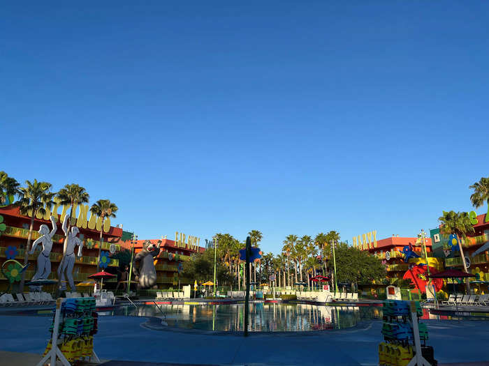 The resort has three unique pool areas.