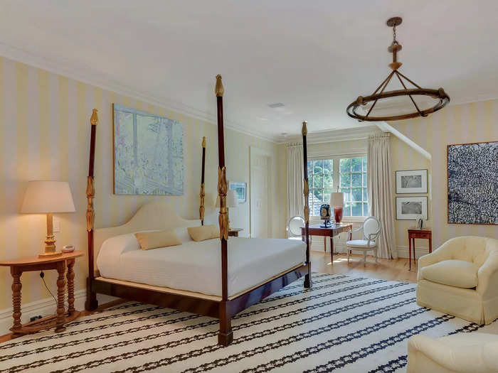 A second bedroom features a yellow color scheme.