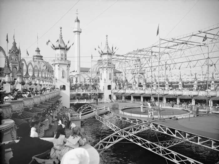 This image from 1905 captures the magic of Luna Park, one of Coney Island