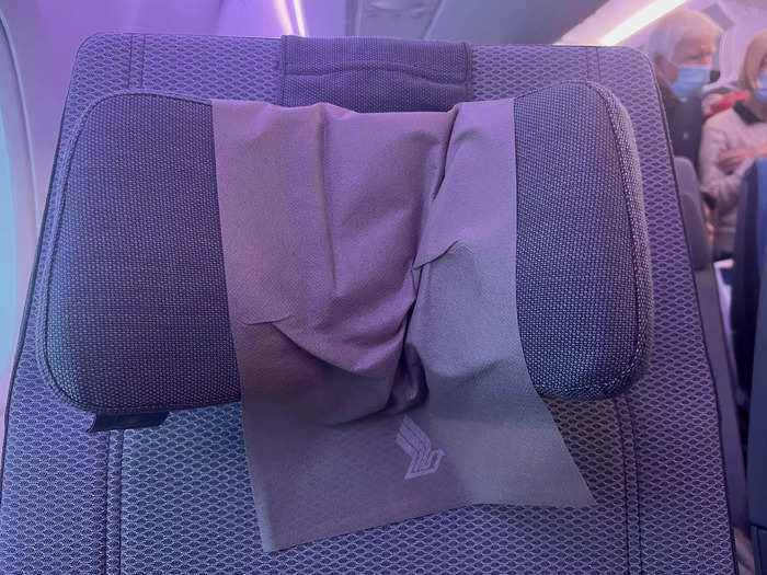 Because of these reasons, I actually preferred coach over premium economy because the more flexible headrest helped me sleep better and the food was more appetizing.