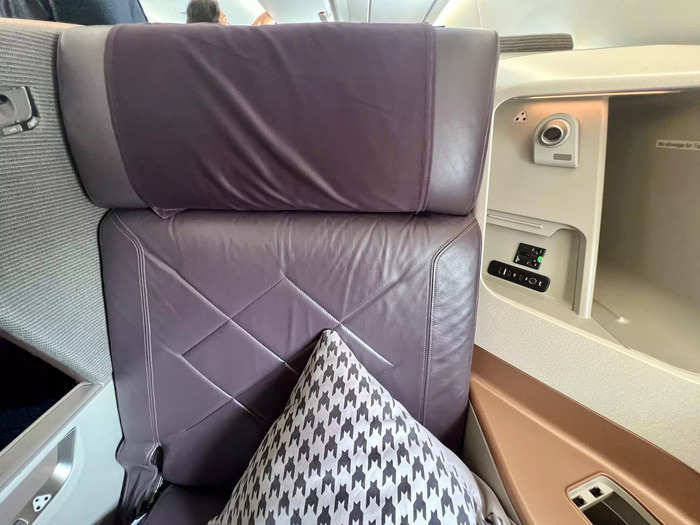 For business class on the A350, I was blown away.