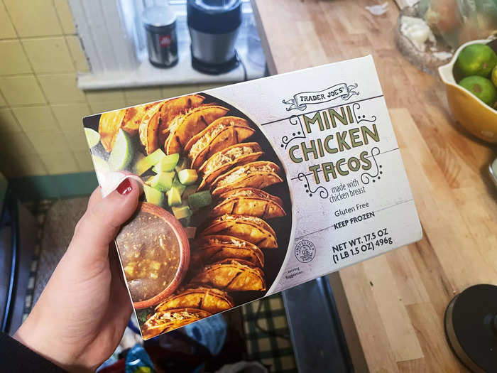 For a late-night snack or lunch, I love popping a few of Trader Joe