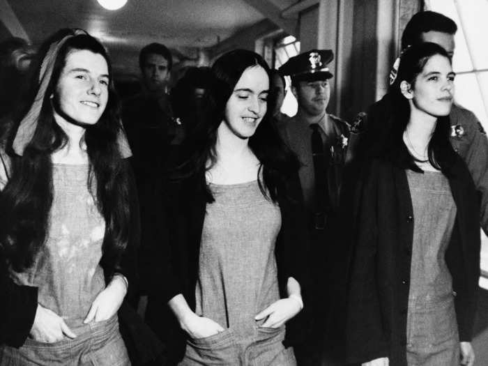 On January 25, 1971, after a seven-month trial and ten days of jury deliberation, all of the defendants — Manson, Watson, Atkins, Krenwinkel, and Van Houten — were found guilty. Four of the killers, including Manson, got the death penalty, but the following year California abolished the death penalty. Their sentences were commuted to life in prison.