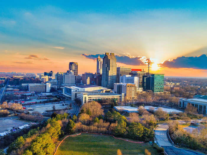 1.Raleigh, North Carolina