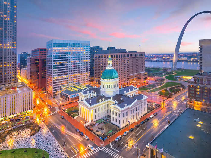 3. St. Louis, Missouri