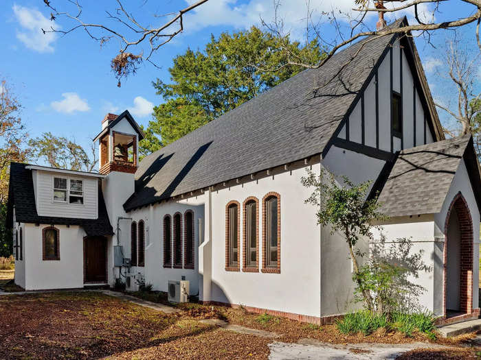 The renovated property, which the couple named Mizpah Manor and Chapel, dates back to the early 1900s, Becky said.