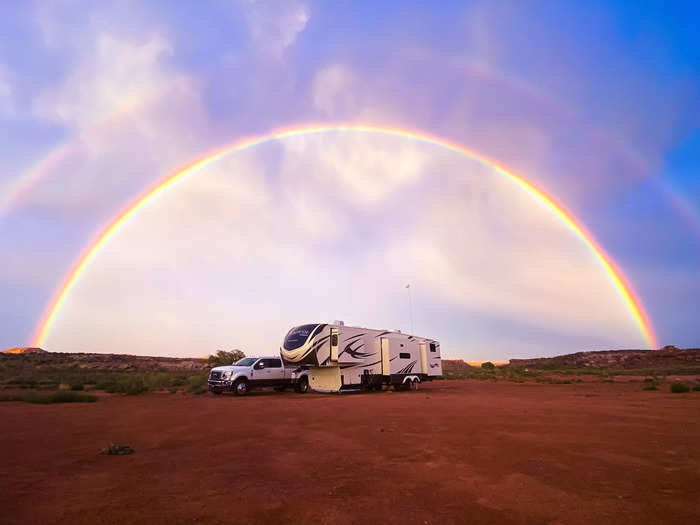 The couple has been traveling full-time for two and a half years.