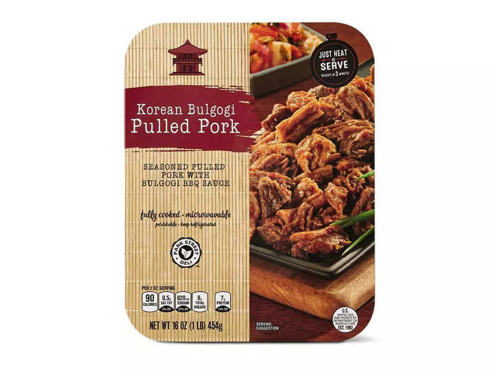 Make a quick meal with Park Street Deli Korean bulgogi pulled pork.