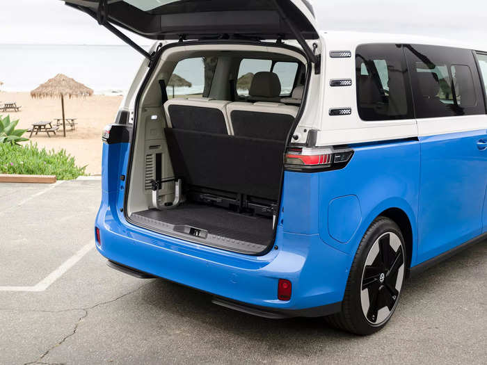 You can get a few three-row electric vehicles now — like the Tesla Model X and Rivian R1S — but none are quite like the ID. Buzz.